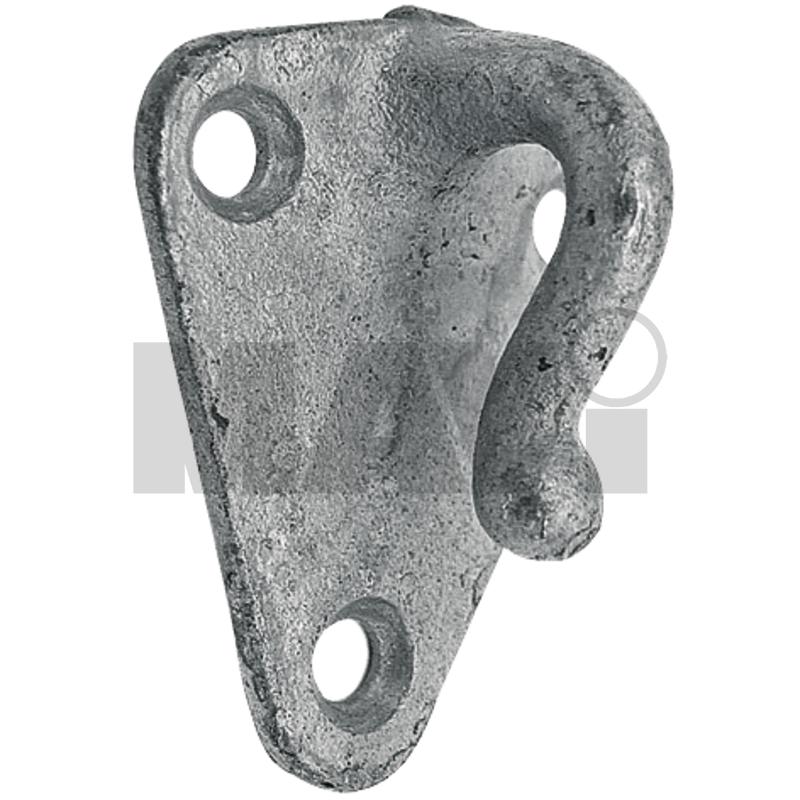 Carlig prelata 3 orificii 50x39 mm