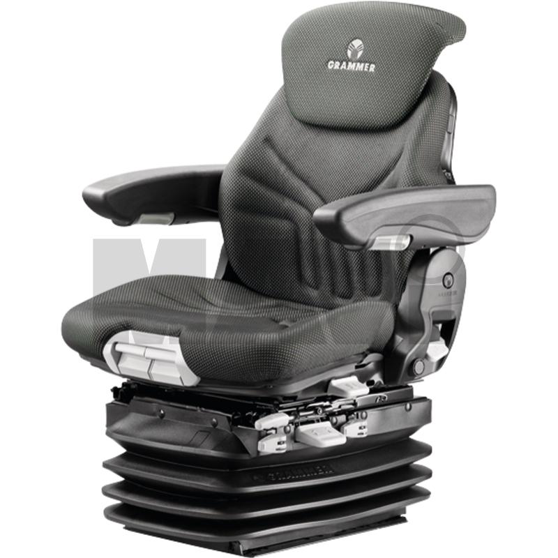 Scaun COMPACTO Comfort S (MSG 93/511) Maximo Professional ● Scaun foarte confortabil cu suspensie pneumatică și compresor de 12 V, suspensie de joasă frecvență  • APS: sistem de poziționare automată  • Cotiere, reglabile pe înălțime și pliabile de