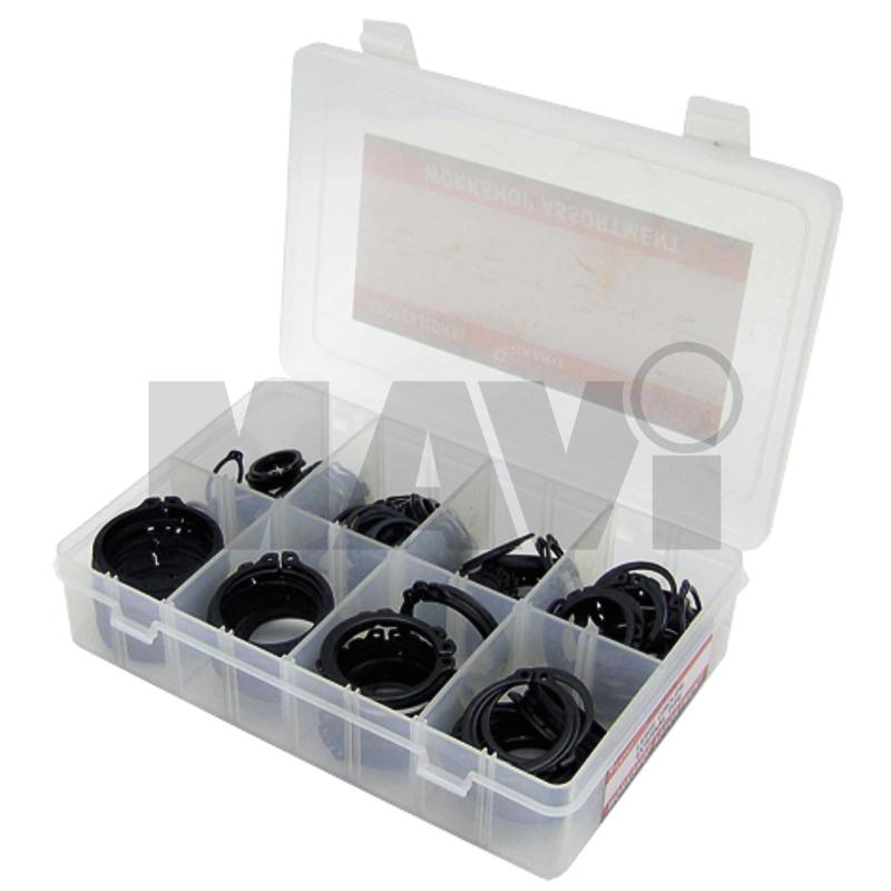 Set sigurante exterioare DIN 471 Sortiment inele de siguranta exterioare 20, 22 x 25, 30 x 35, 38 x 45 mm