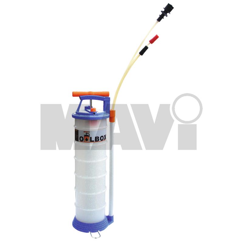 Aparate de absortie si umplere Pompe absortie ulei manuale Capacitate 6,5 litri, include 3 sonde