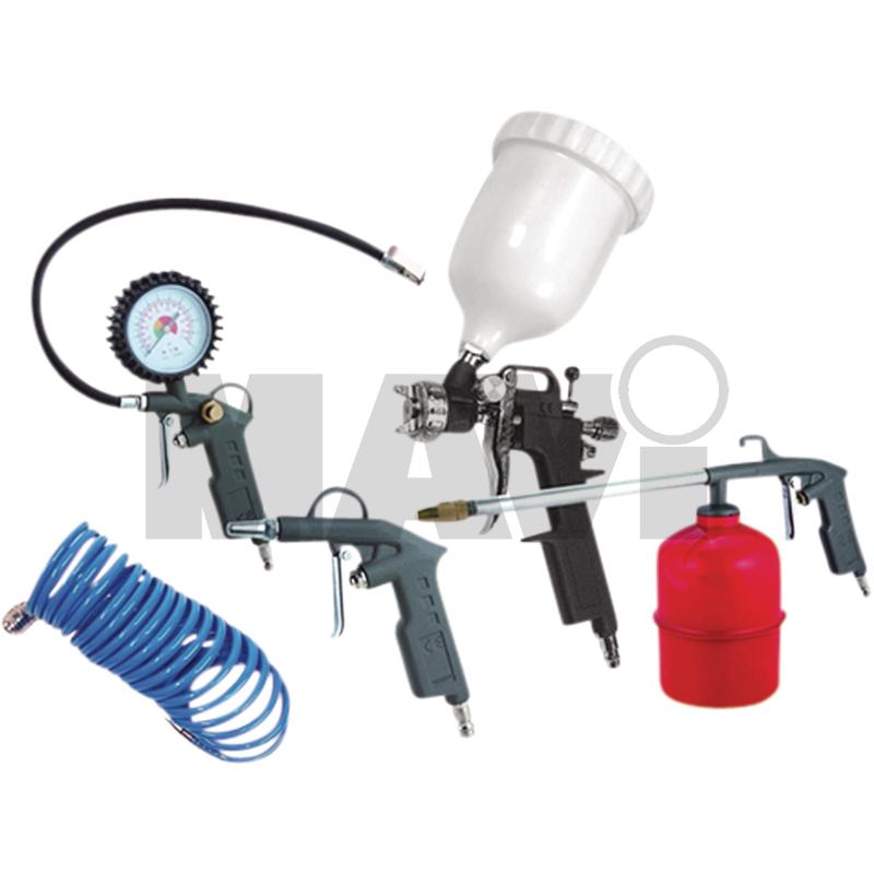 Set aer comprimat, 5 buc. Kit accesorii compresor