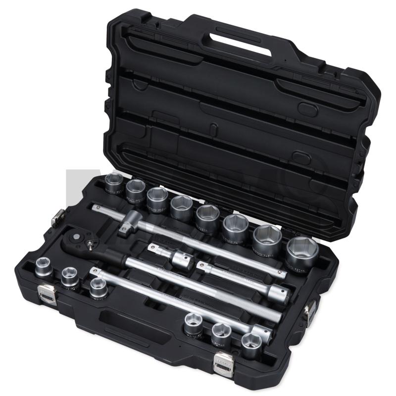 Set chei tubulare 3/4 toli 19 buc