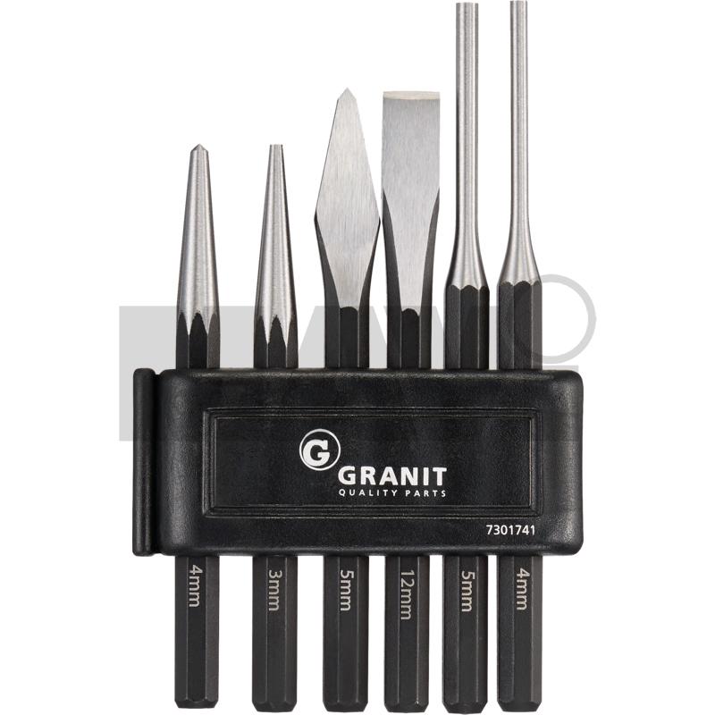 Set dornuri, dalti si punctatoare, 6 buc