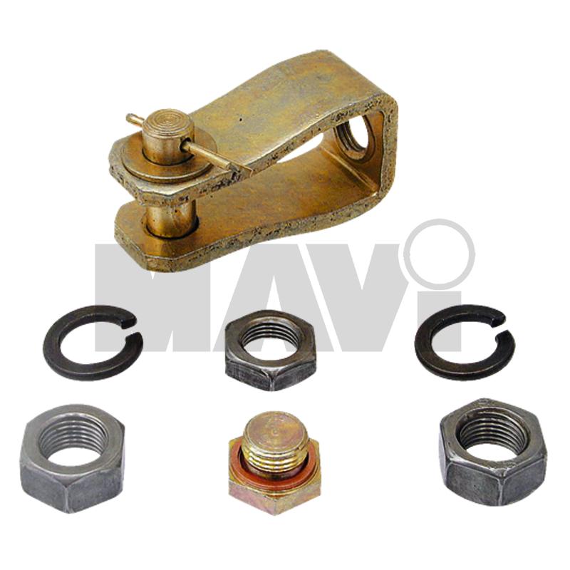 Accesorii pentru cilindru cu membrana Set asamblare cu articulatie furca cu orificiu rotunda