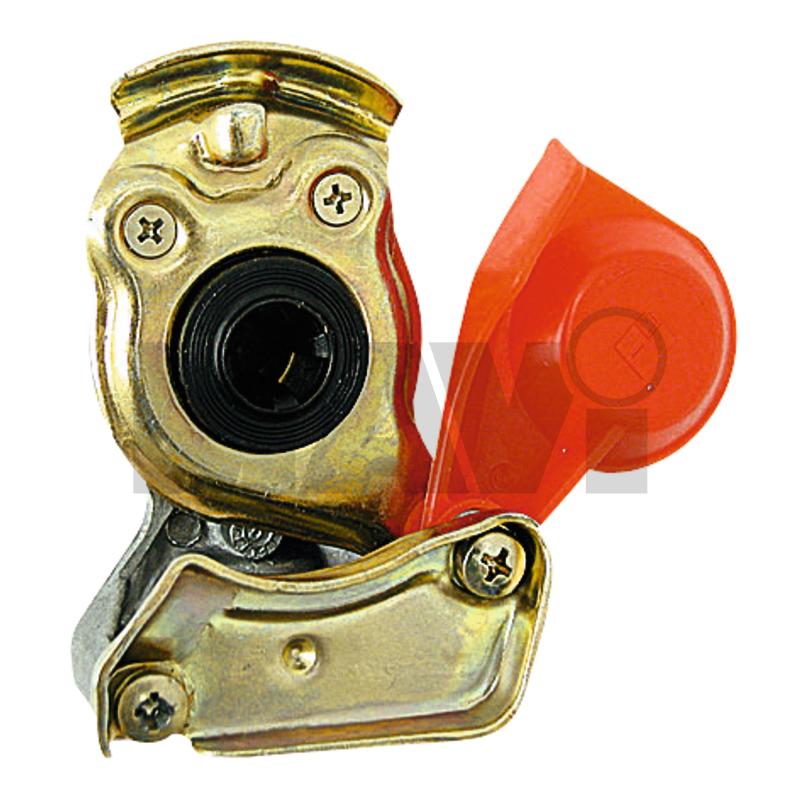 Capete de cuplare pentru utilaje de tractare Cuple rosie, cu conducta de alimentare