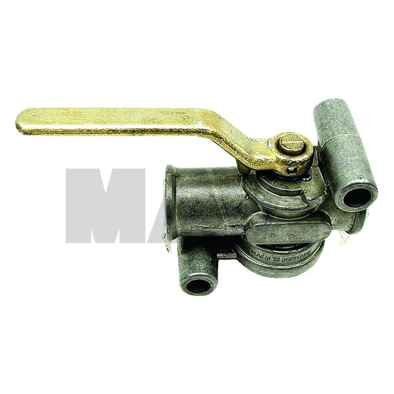 Robineti de blocare Robinet limitator pneumatic, cu orificiu aerisire, deservire levier 90°