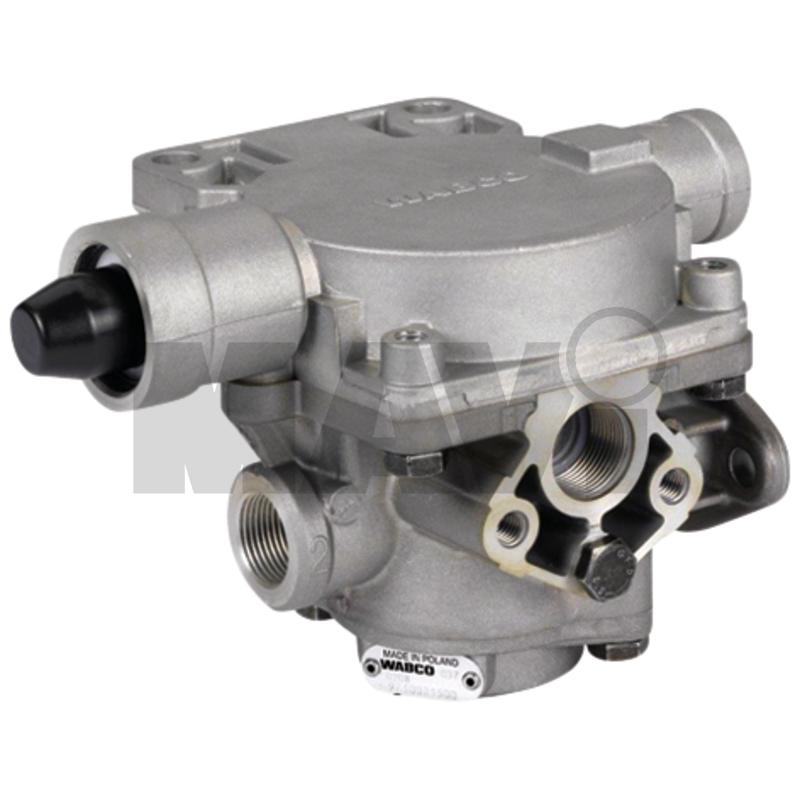Supape frana pentru remorca WABCO Supapa de franare-remorca-AT pentru sistemul de franare cu doua conducte,  cu avans reglabil  (cu flansa pentru control manual)