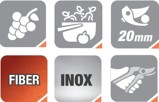 Foarfeca pentru recoltat cu lama curbata, Altuna # 1253INOX