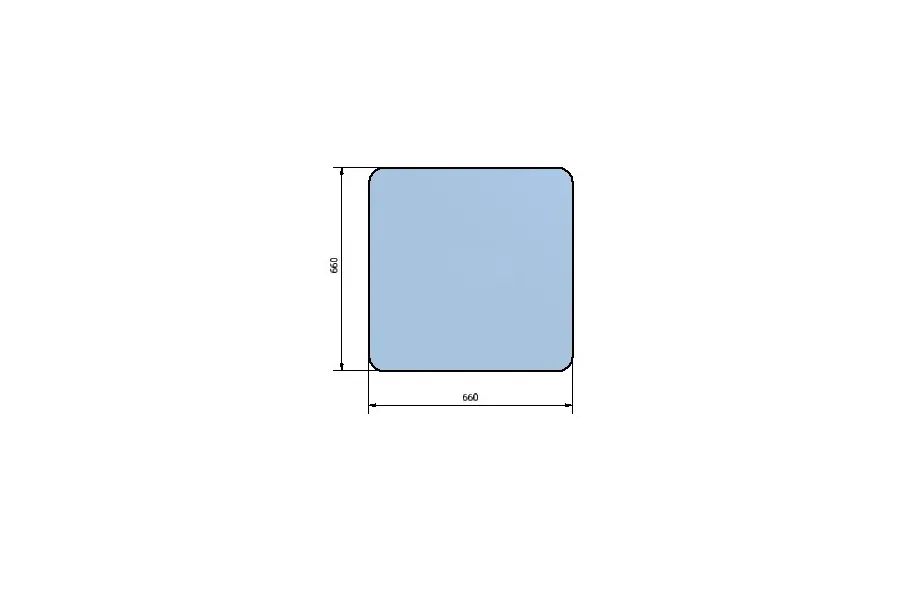 Geam Lateral Spate 660X660 Tip Nou Ifron