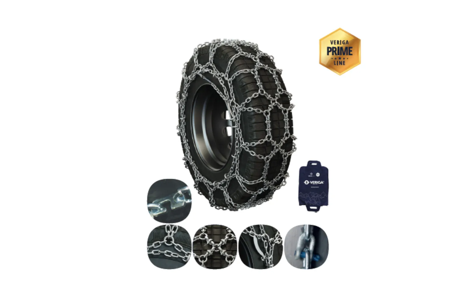 Set plasa lant antiderapant Veriga,12.5-20 Profi Extreme, 385 PE-385-7 # 36147