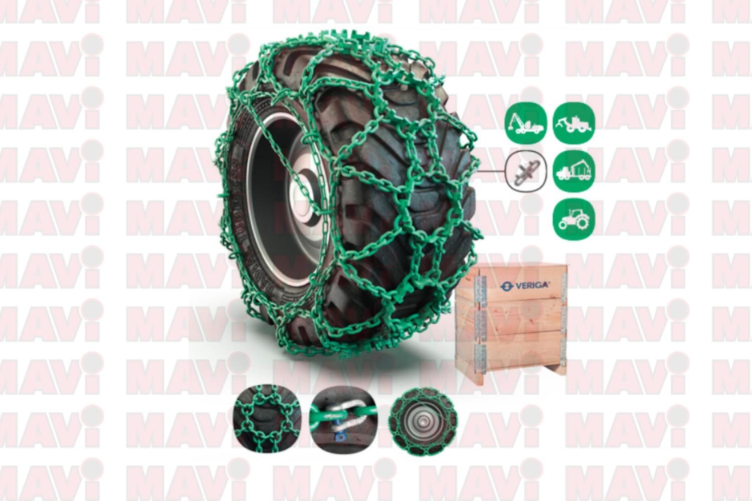 Set plasa lant antiderapant Veriga, 18.4-26 Skidder,KS-360-14 # 42291