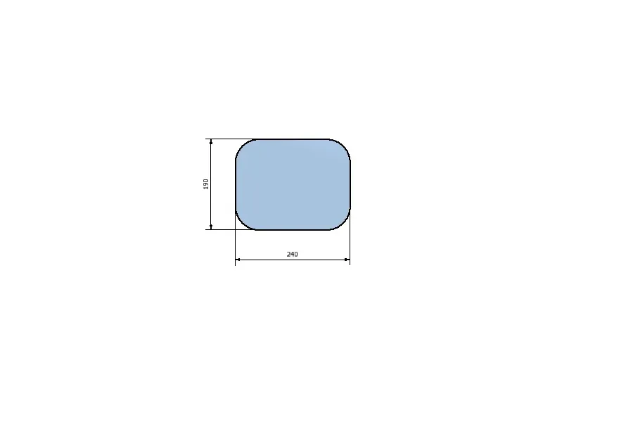 Geam Turela 190X240 Ifron