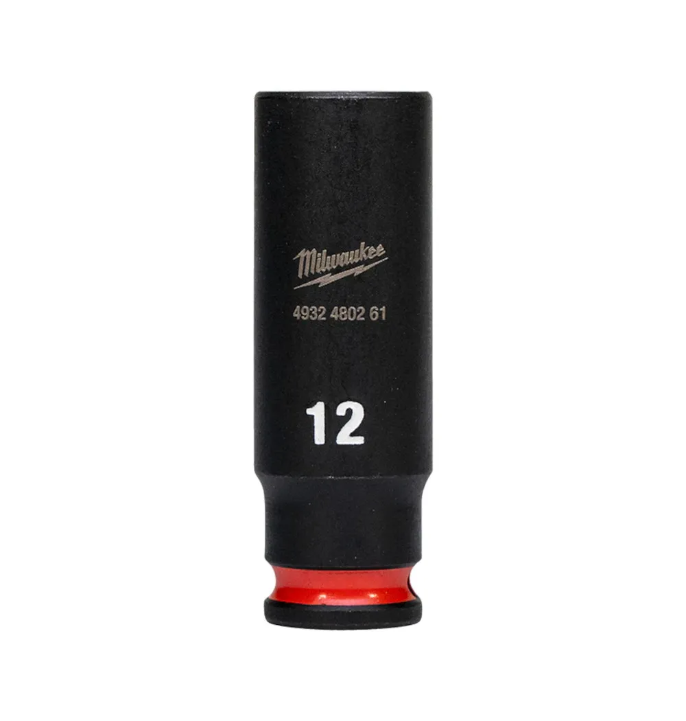 Cheie tubulara de impact SHW 1/4 lunga 12 mm MILWAUKEE # 4932480261