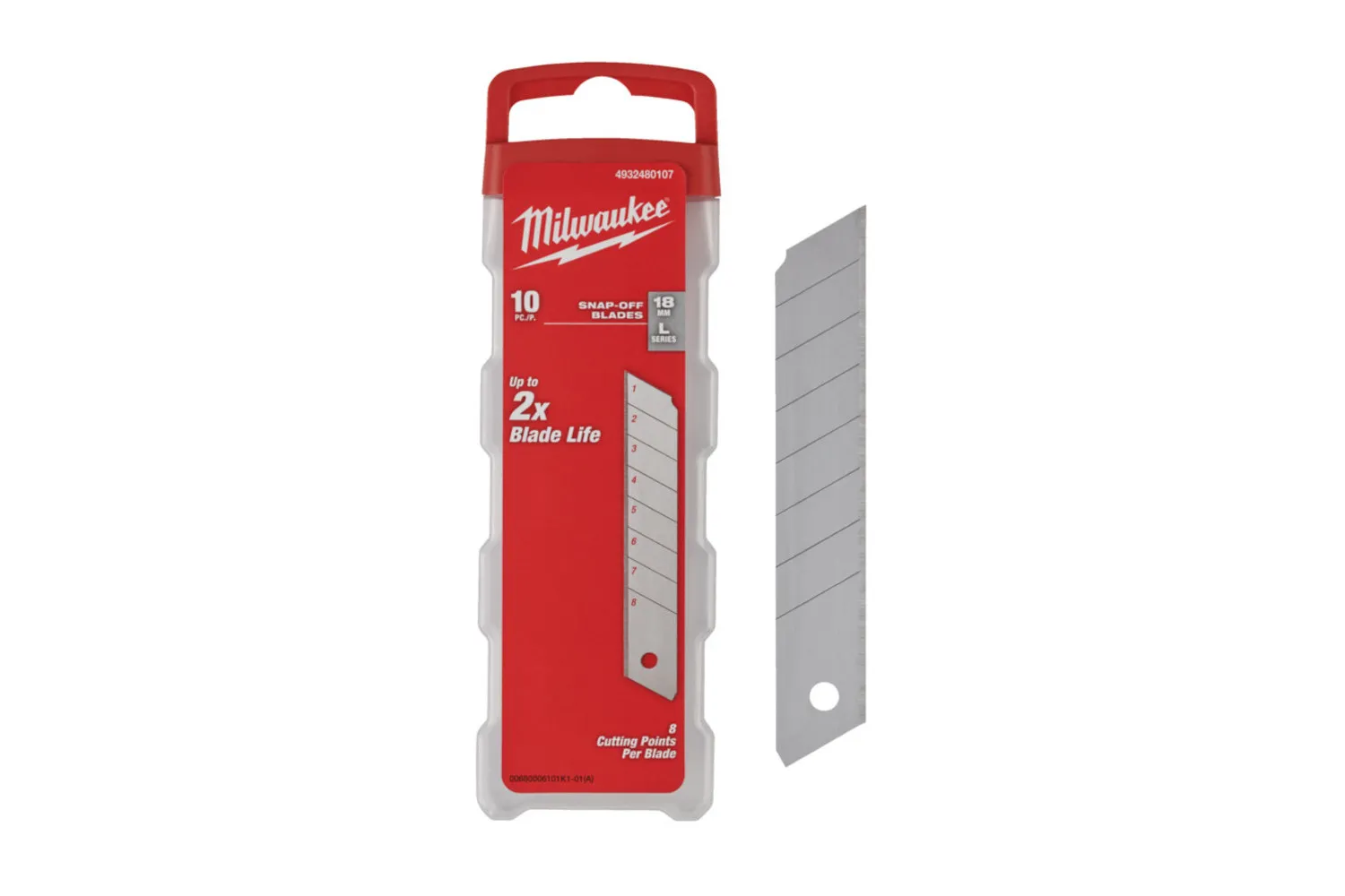 LAME PENTRU CUTTER 18 MM MILWAUKEE SET 10 BUCAȚI # 4932480107