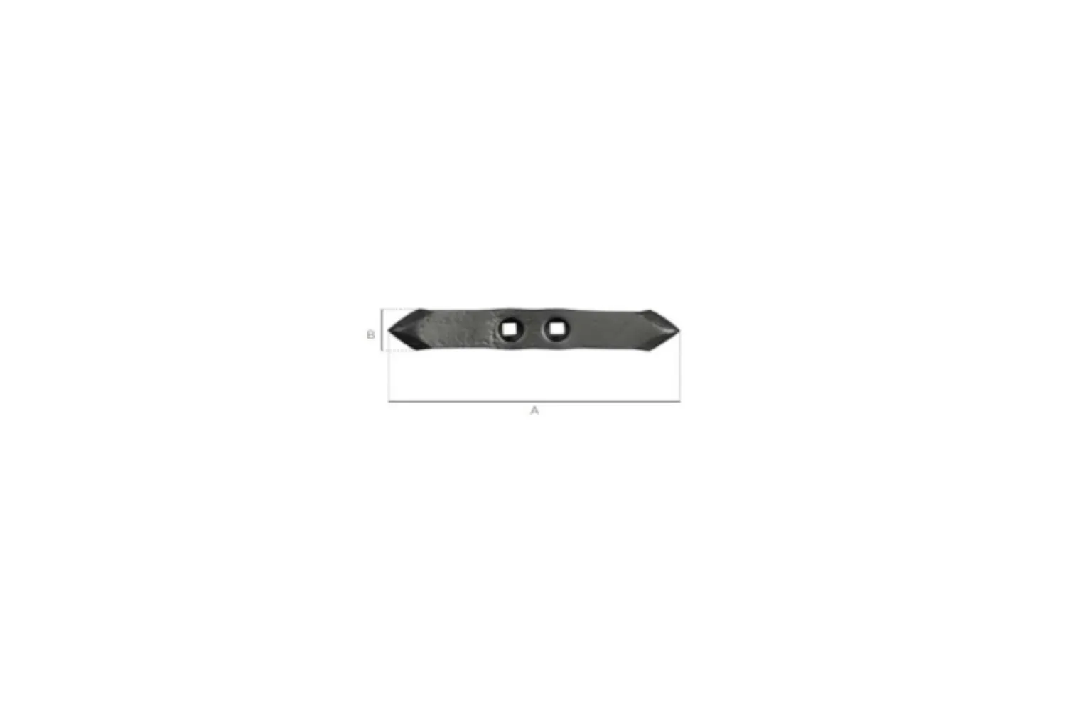 Dalta OFAS, latime 275 mm, lungime 40 mm, grosime 16 mm # Z377L4003F / Z190L40X16