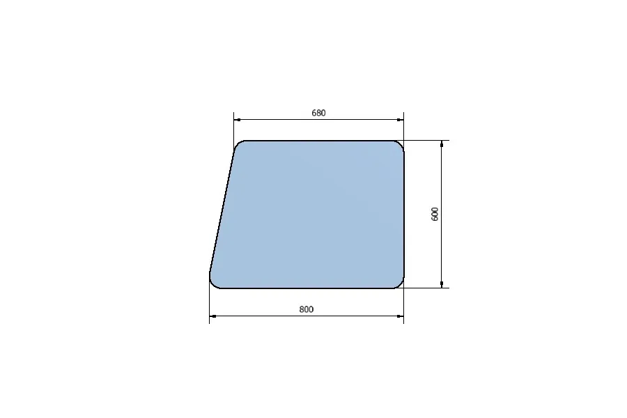 Geam Lateral Culisant 600X800 Ifron