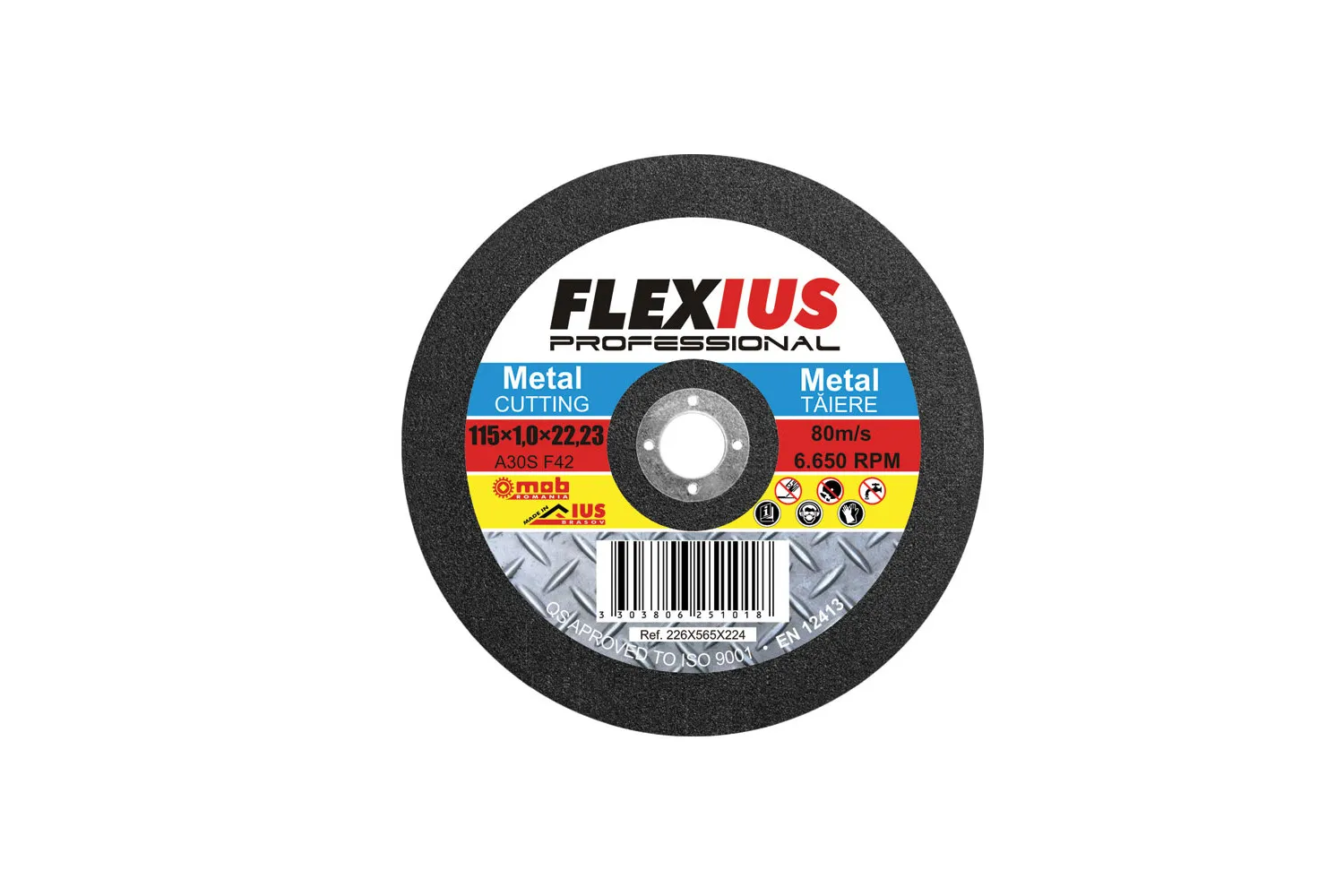 DISC ABR. TM125X1.0X22.23 # DA125X1.0TM8