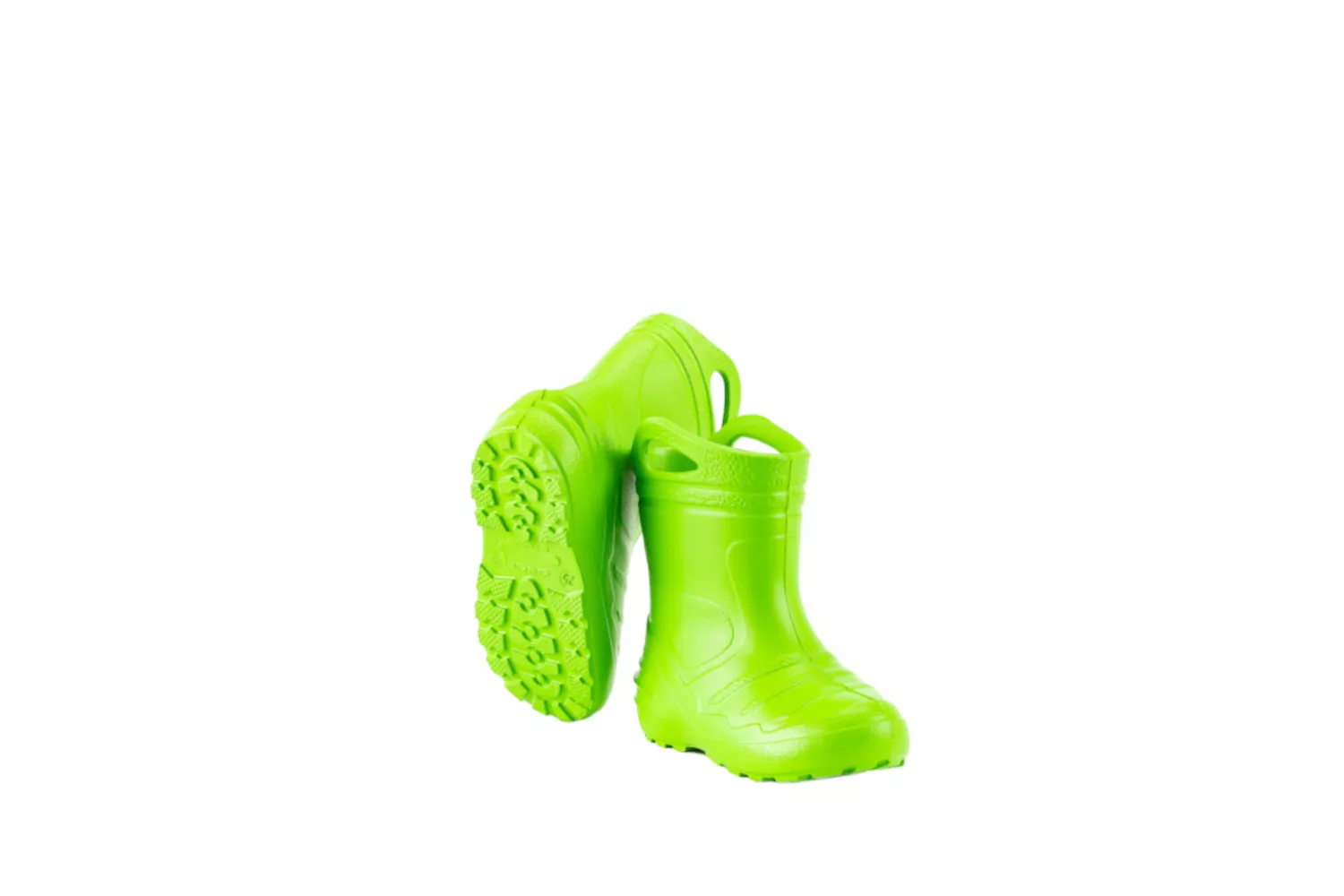 Cizme de copii, din material EVA, Wellingtons, verde # 051