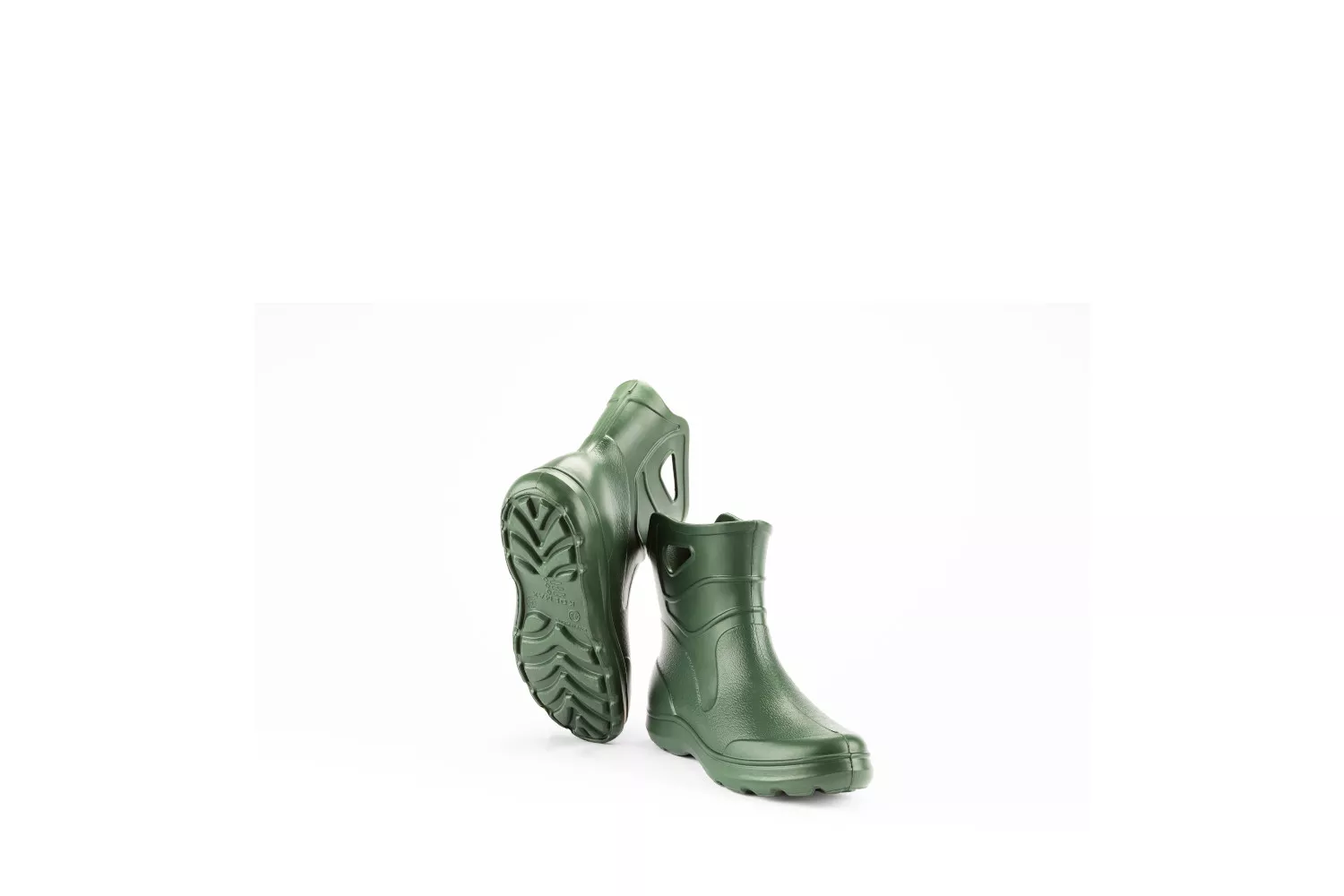 Cizme de dama, din material EVA, Wellingtons, verde # 027D