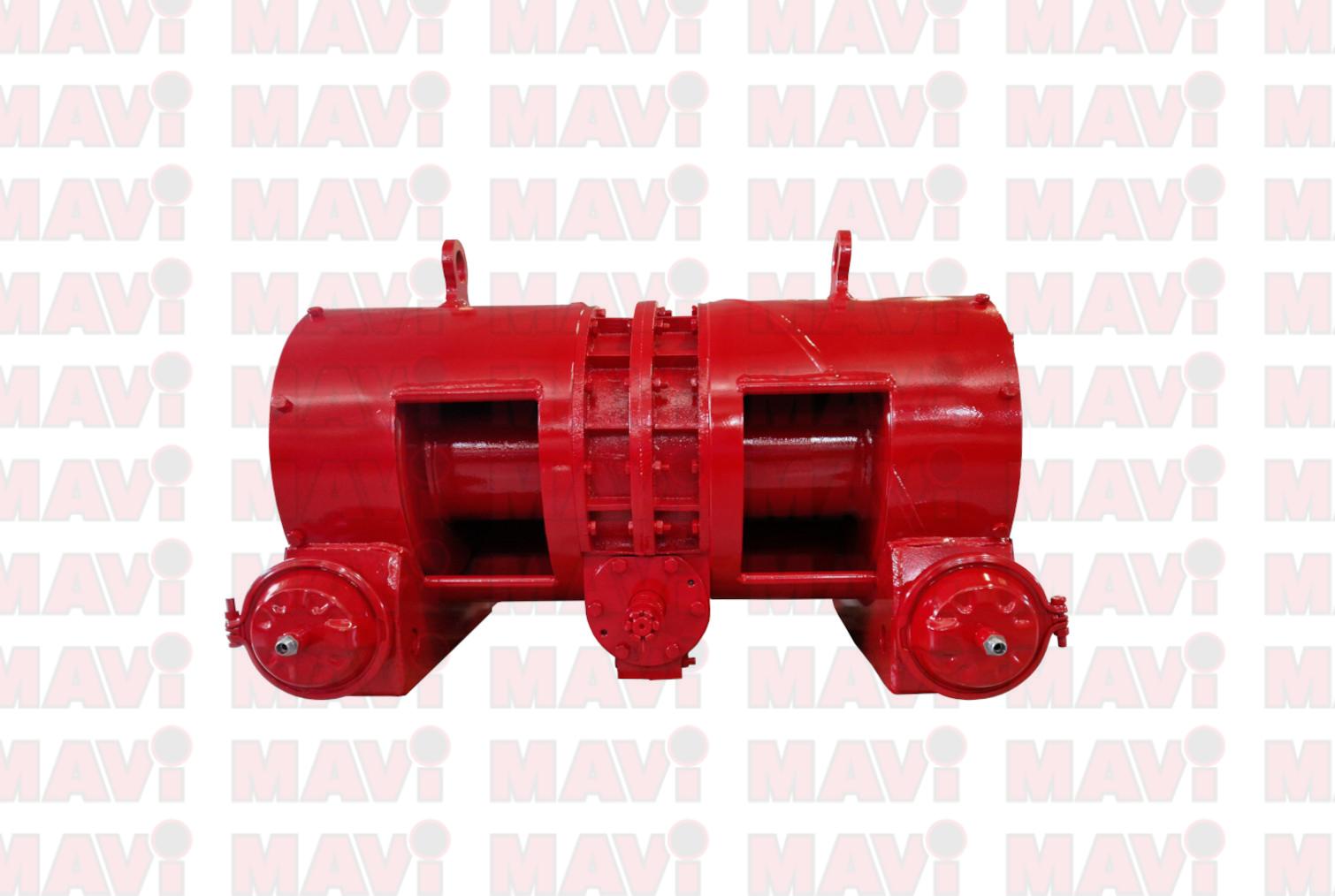 Troliu forestier cu 2 tamburi de platformă, tractor, IRUM # TA2AM