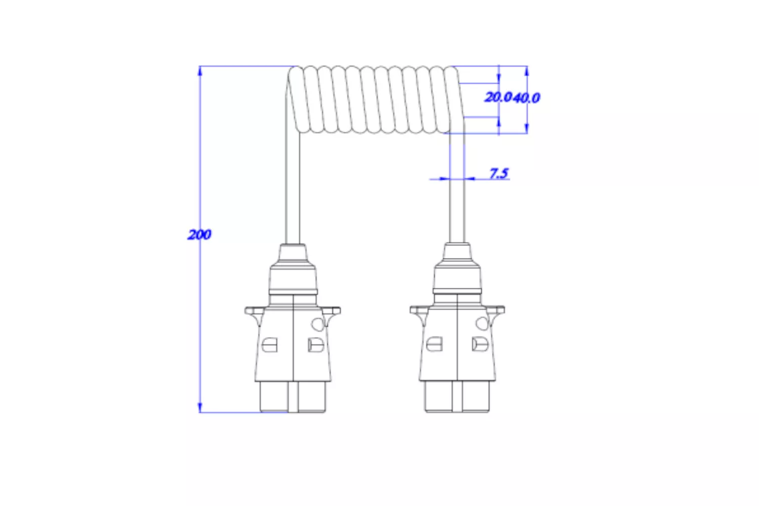 CABLU ELECTRIC CAMION (PLASTIC) # E1215 / E1219