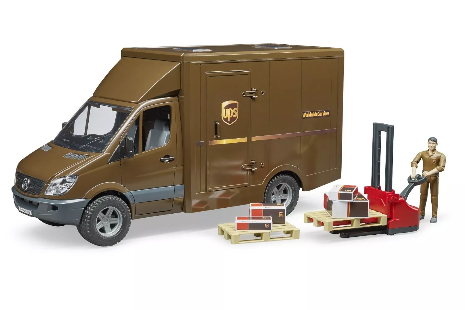 UPS MB SPRINTER CU SOFER SI ACCESORII BRUDER # 02538