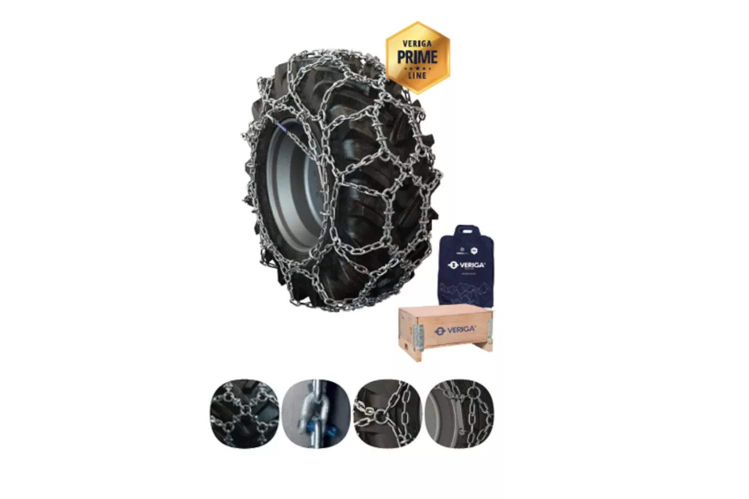 Set plasa lant antiderapant Veriga, 9.5-17.5 Star Super SS-270-7 # 30346