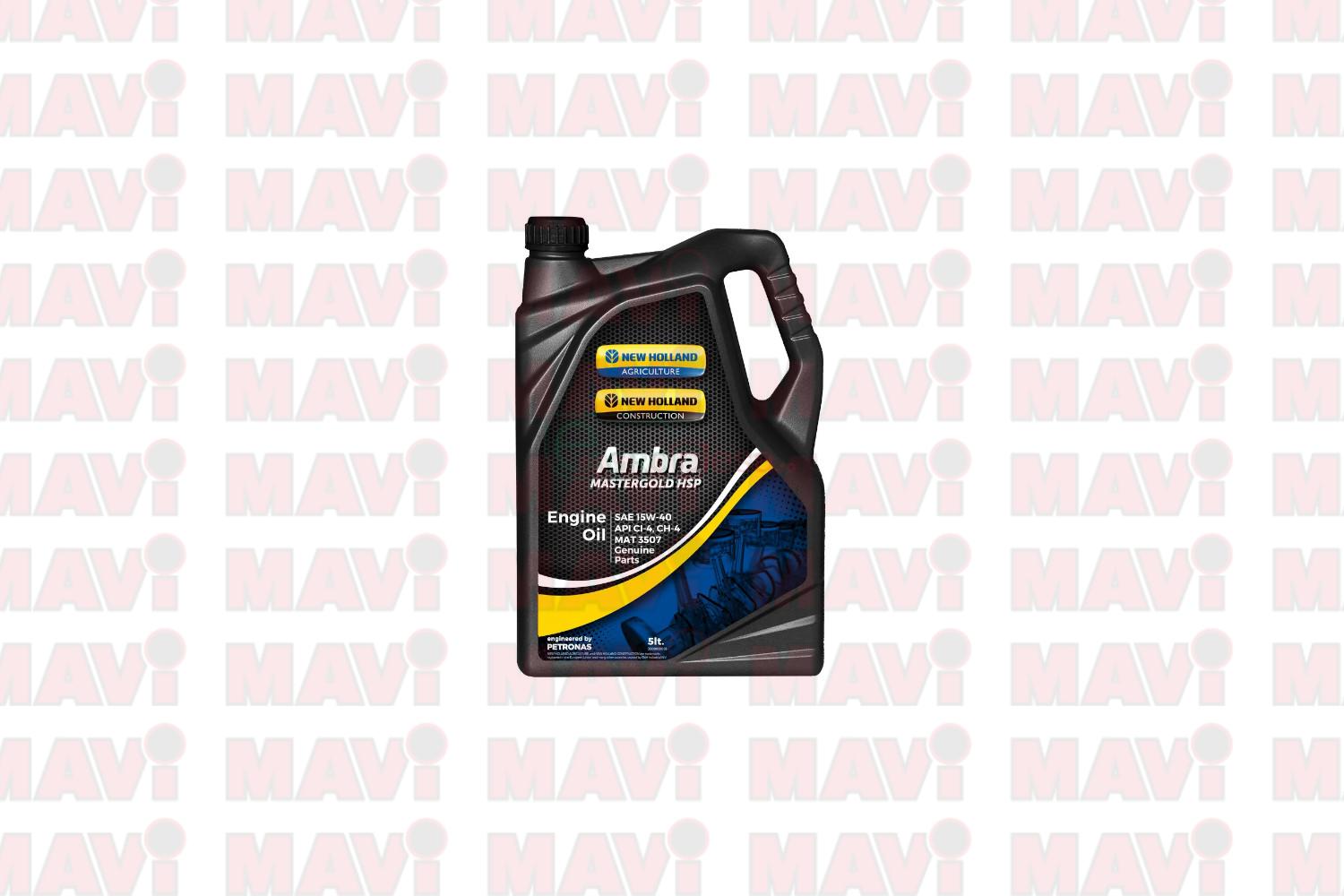 Ulei motor 15W40, Ambra Mastergold HSP, 15W40,  pentru motoarele NEW HOLLAND si FPT, 5 l