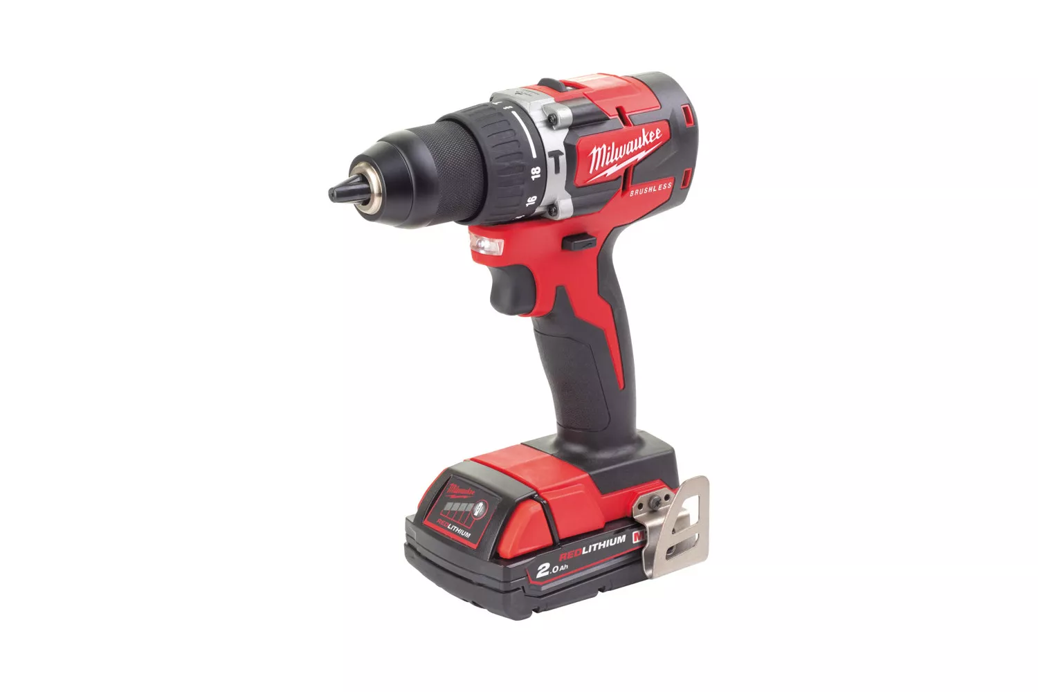 MASINA DE GAURIT CU PERCUTIE COMPACTA CU MOTOR FARA PERII MILWAUKEE # M18CBLPD-202C / 4933464320