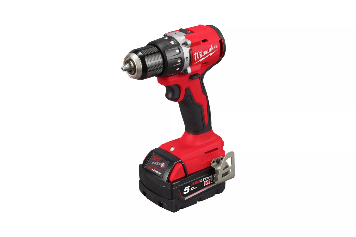 MASINA DE GAURIT COMPACTA CU PERCUTIE SI MOTOR FARA PERII MILWAUKEE # M18BLPDRC-502C /4933492826