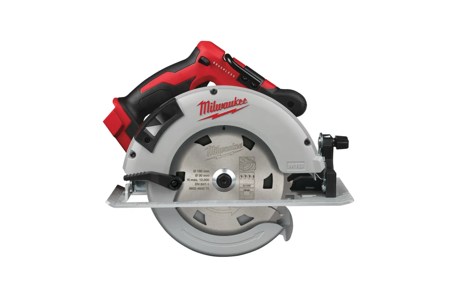 FIERASTRAU CIRCULAR CU MOTOR FARA PERII PENTRU LEMN/PLASTIC MILWAUKEE # M18BLCS66-0X / 4933464589