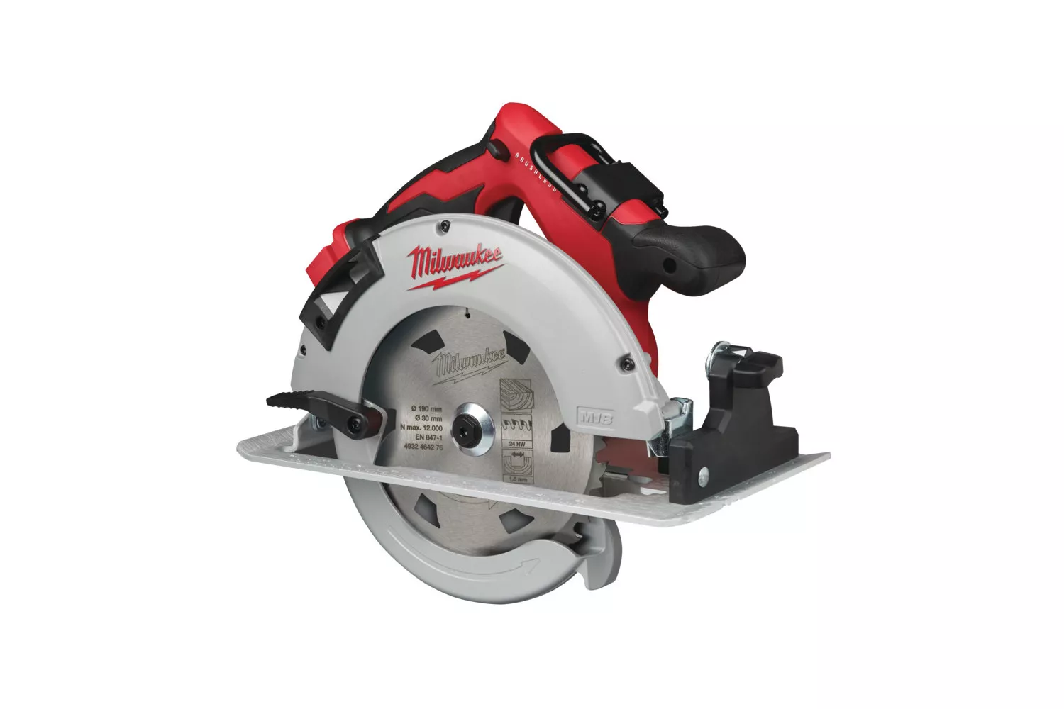 FIERASTRAU CIRCULAR CU MOTOR FARA PERII PENTRU LEMN/PLASTIC MILWAUKEE # M18BLCS66-0X / 4933464589