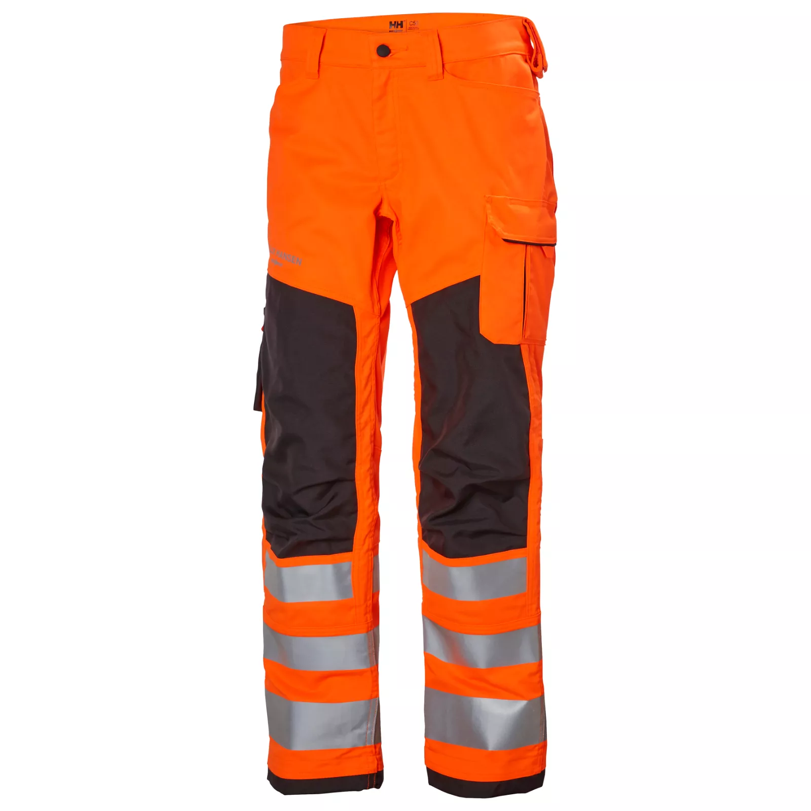 PANTALONI DE LUCRU REFLECTORIZANTI ALNA 2.0 WORK CL2 PORTOCALIU/NEGRU HELLY HANSEN # 77421