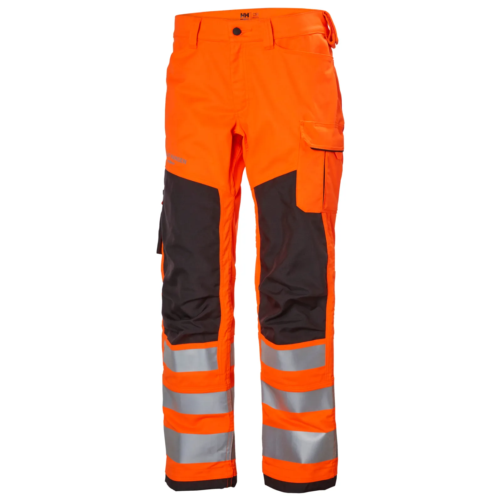 PANTALONI DE LUCRU REFLECTORIZANTI ALNA 2.0 WORK CL2 PORTOCALIU/NEGRU HELLY HANSEN # 77421