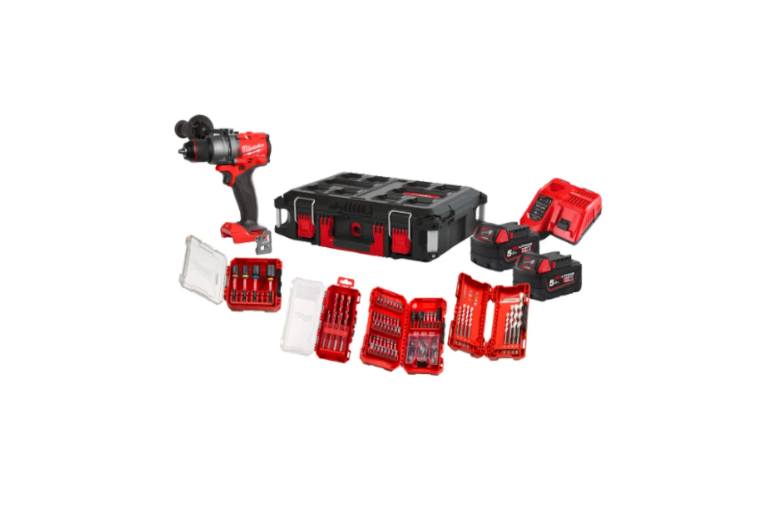 MASINA DE GAURIT/INSURUBAT CU ACCESORII SI CUTIE PACKOUT MILWAUKEE # M18FPD3100P-502P / 4933498240