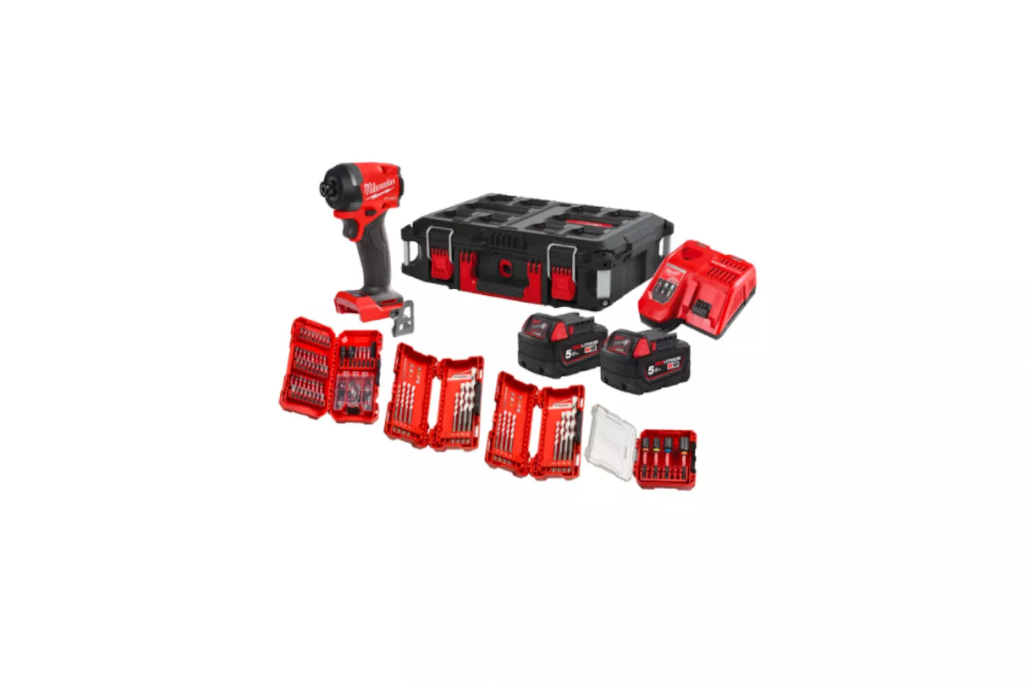 MASINA DE INSURUBAT CU IMPACT SI ACCESORII MILWAUKEE # M18FID3100P-502P / 4933498244