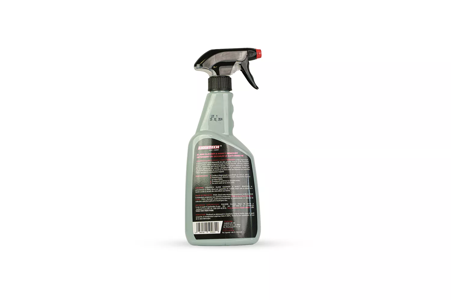 SOLUTIE CURATAT PARBRIZ SI INLATURARE INSECTE LIQUITECH 750ML