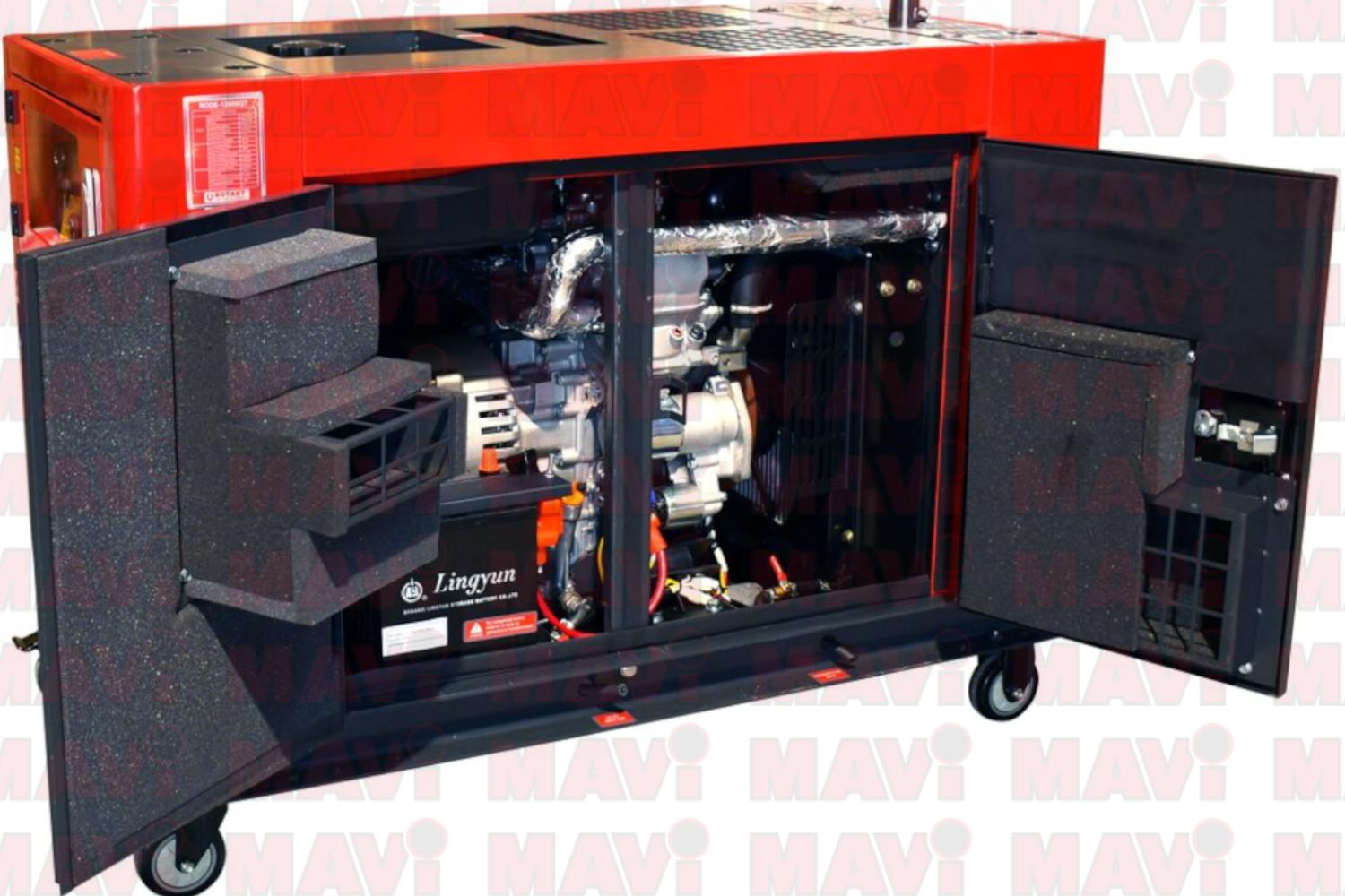 GENERATOR DIESEL RODE12000QT 400V 12KVA # 043617