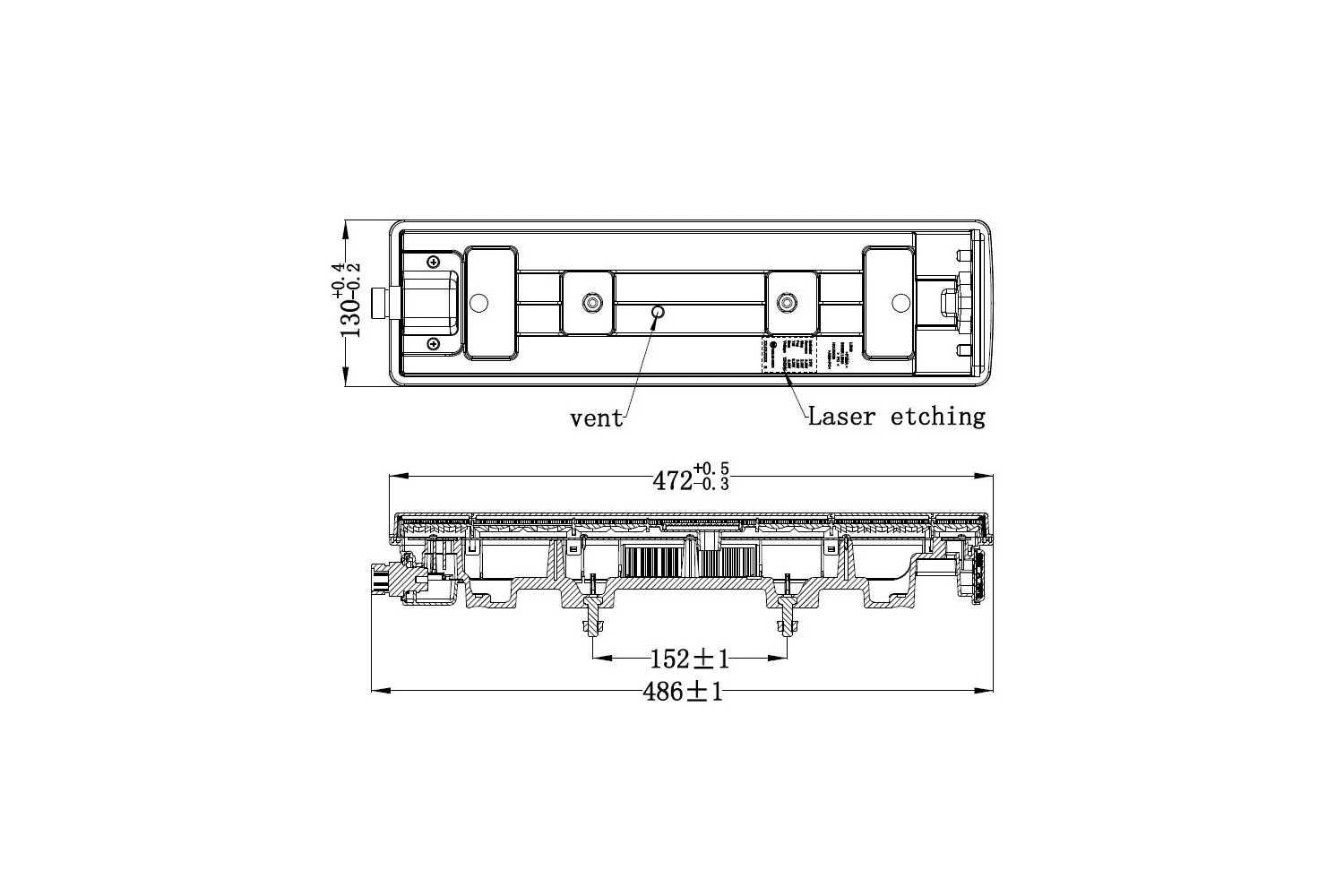 LAMPA SPATE LED # L1863
