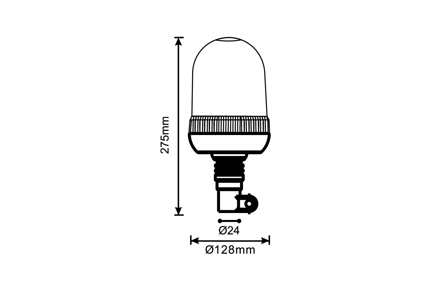 GIROFAR CU TIJA 268X126MM # L2283-C