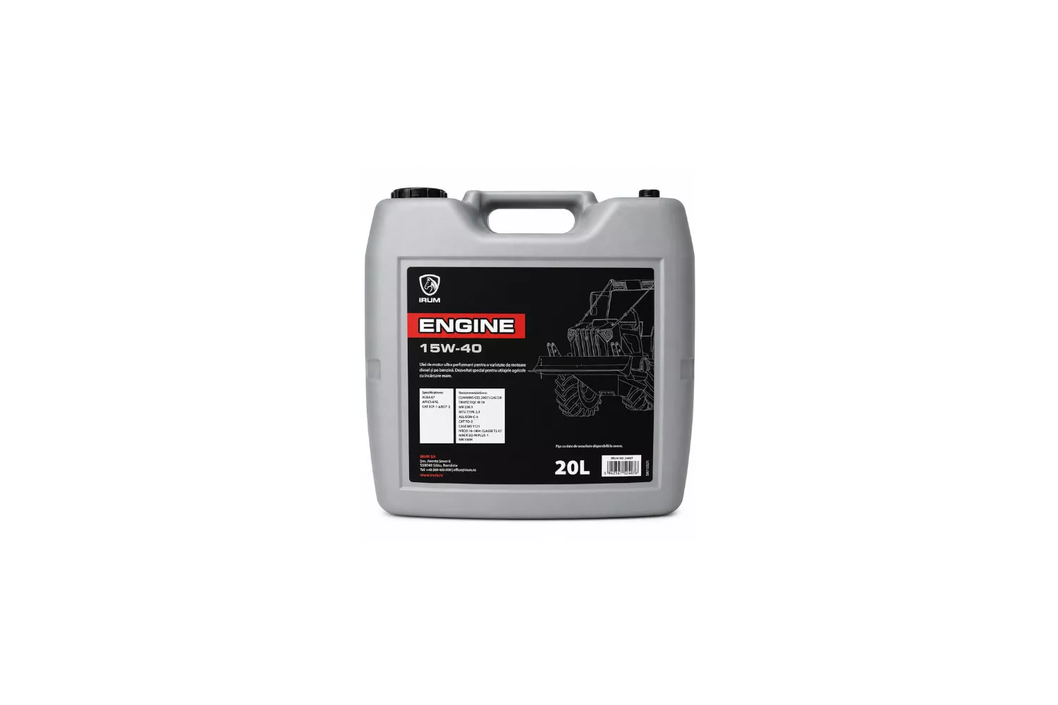 ULEI ENGINE 15W40 IRUM 20L