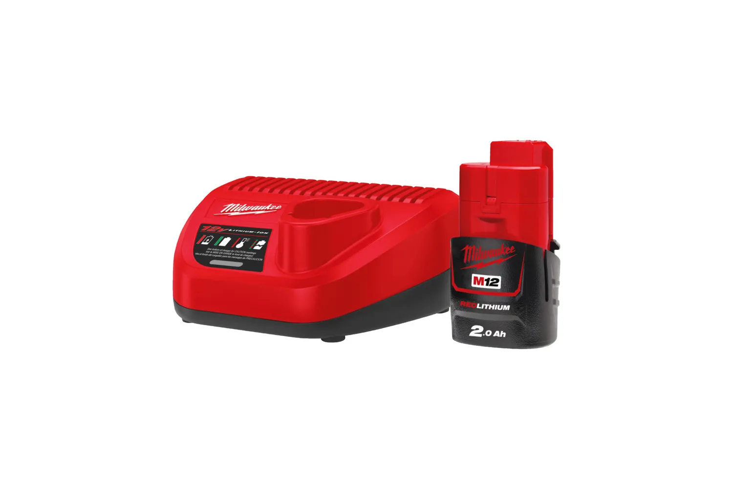 PACHET M12 INCARCATOR SI ACUMULATOR 2.AH MILWAUKEE # 4933451900