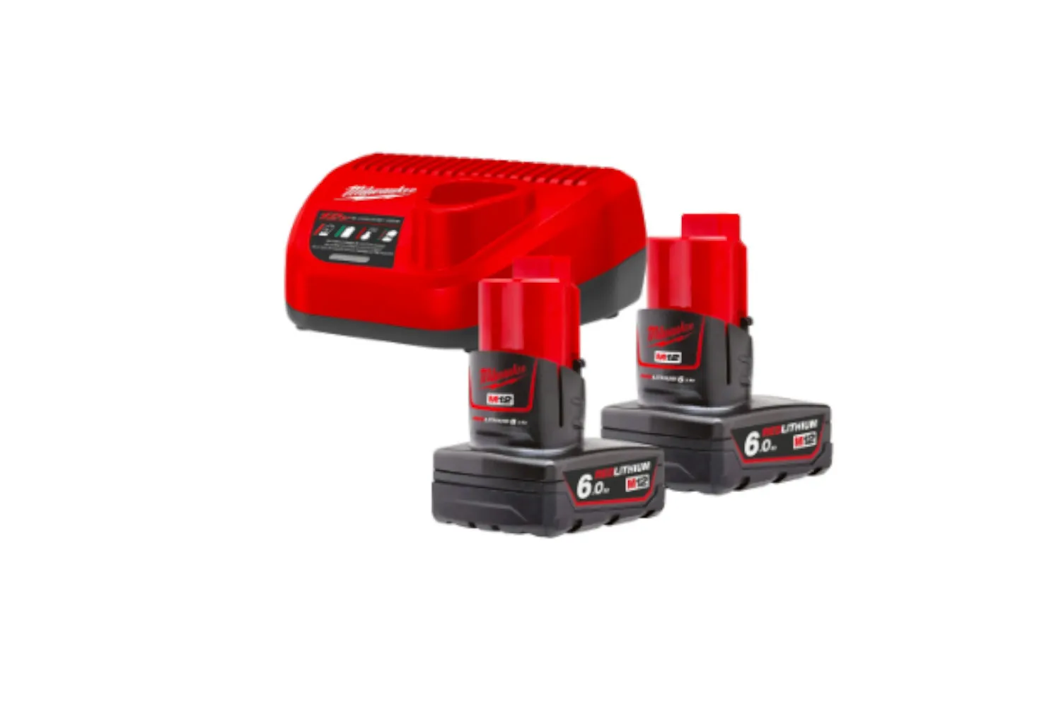 SET ACUMULATORI 12V MILWAUKEE MODEL M12 NRG-602 / 4933451903