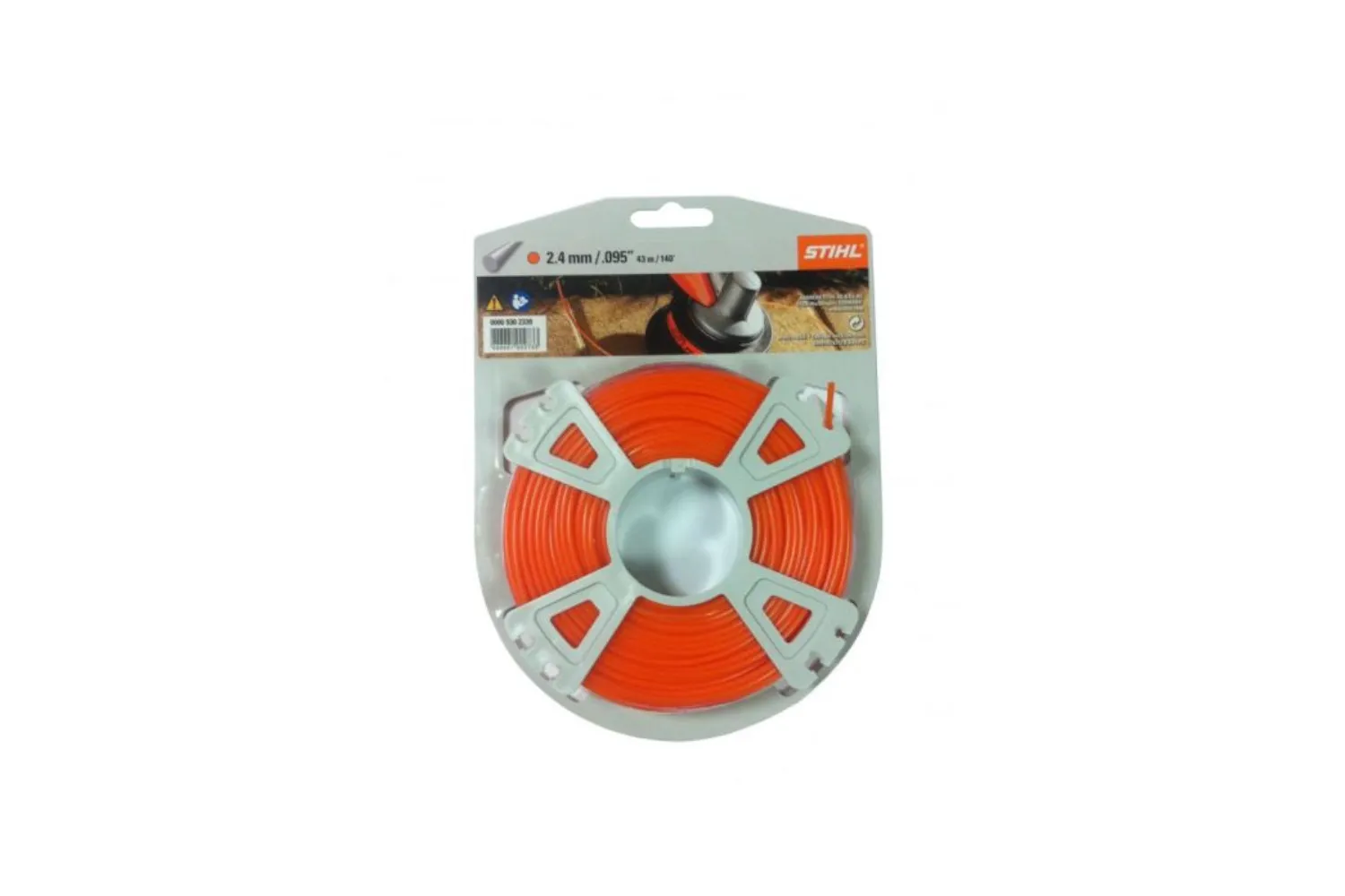 FIR NYLON ROTUND 2.4MMX41M STIHL # 00009302339