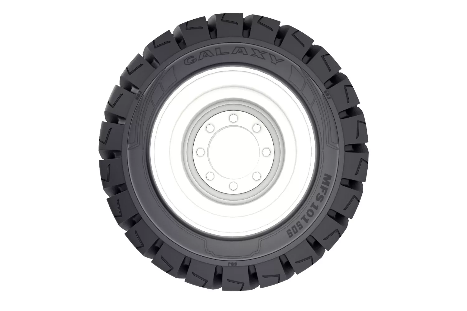 ANVELOPA 6.00-9 SOLID RUBBER TYRES MFS 101 SDS QH GALAXY # 110019