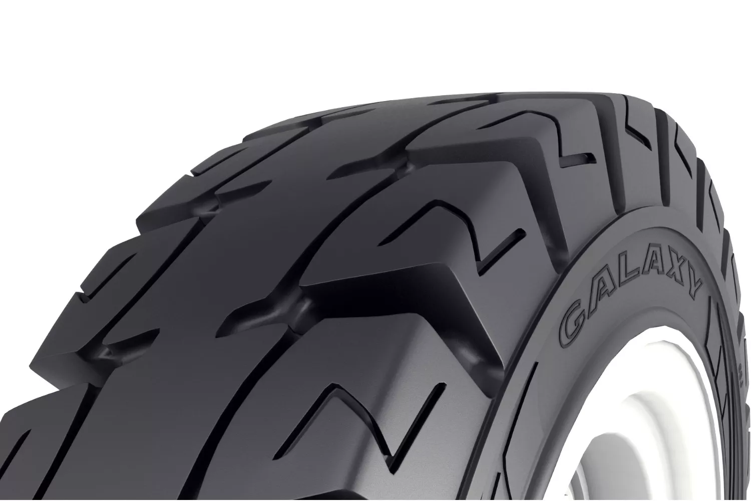 ANVELOPA 6.00-9 SOLID RUBBER TYRES MFS 101 SDS QH GALAXY # 110019