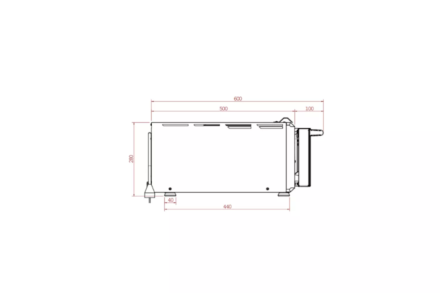 CUPTOR ELECTRIC PENTRU PIZZA FORNO 1P EASY EFFEUNO # P134H 509 20.9