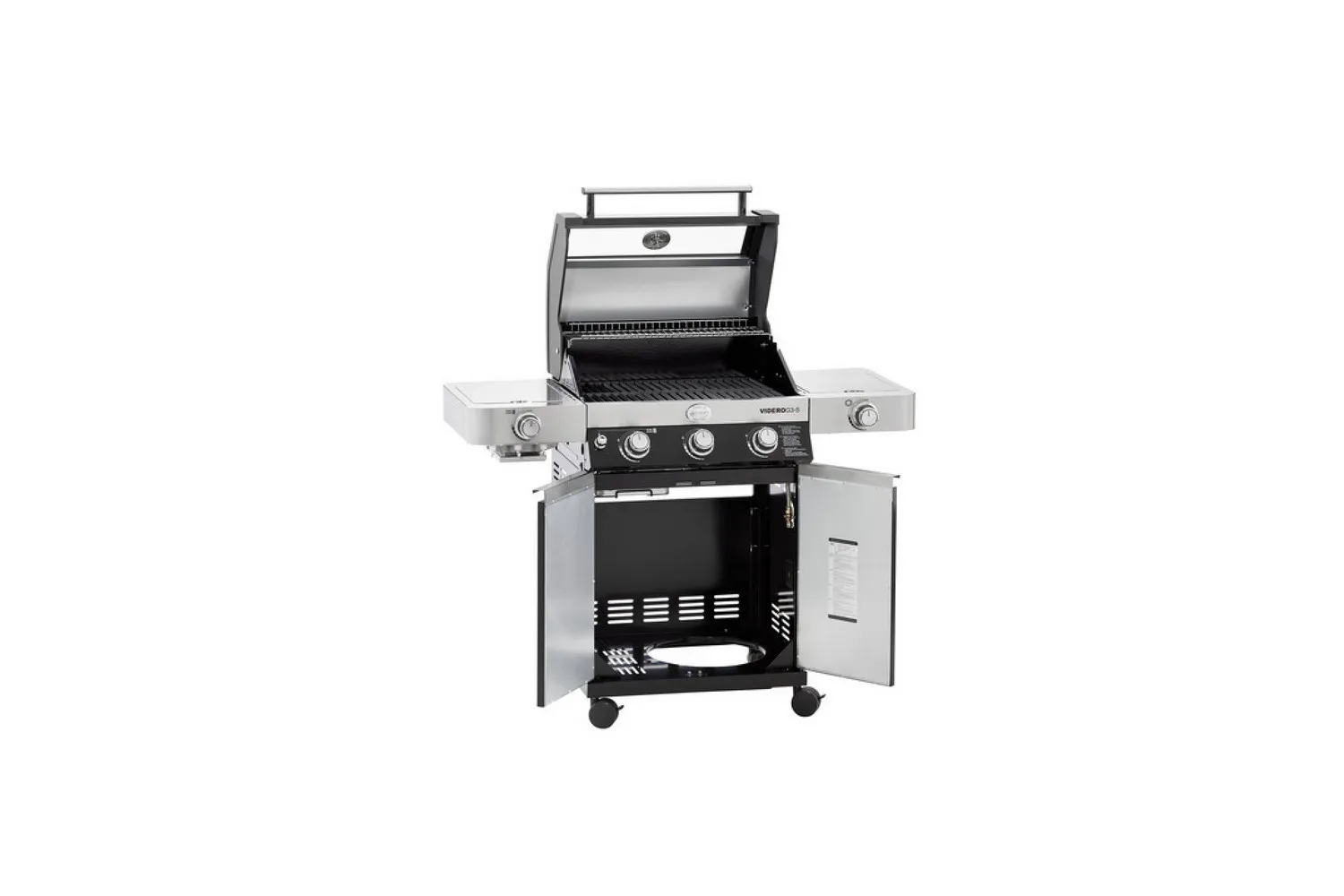 GRATAR PE GAZ VIDERO G3-S VARIO+ NEGRU ROSLE # 25530