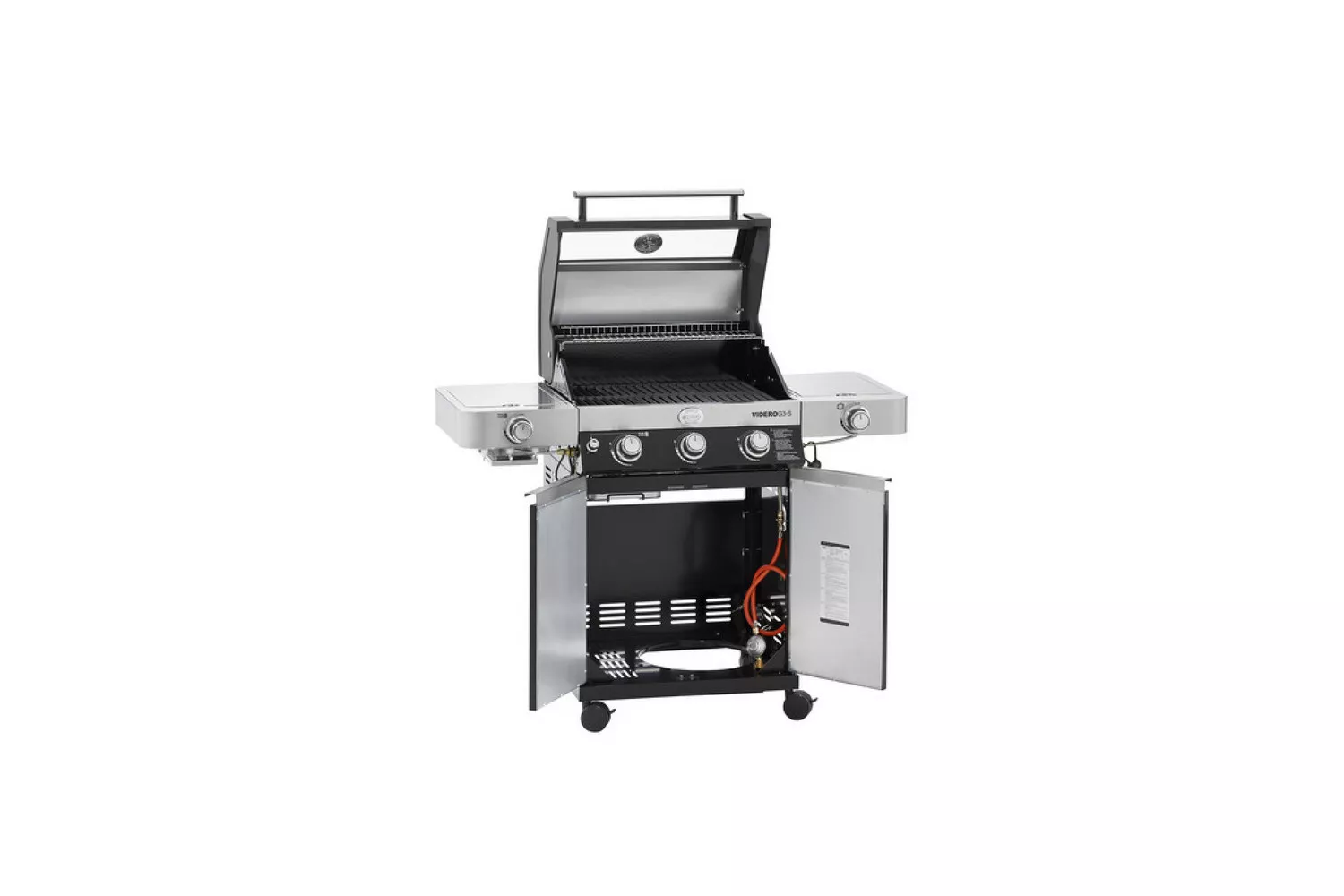 GRATAR PE GAZ VIDERO G3-S VARIO+ NEGRU ROSLE # 25530