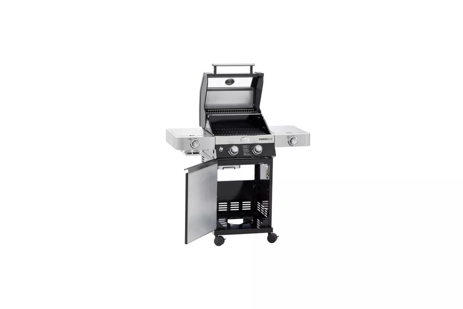GRATAR PE GAZ VIDERO G2-S VARIO+ NEGRU ROSLE # 25534
